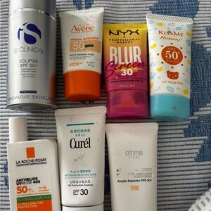 Sunscreens set